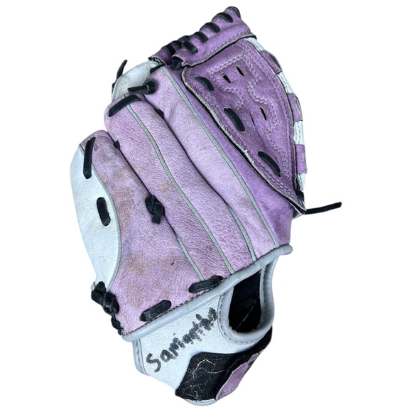 Wilson 10” Cat Osterman Monsta Web Fast Pitch Glove Pink RHT A0440 CT10 Youth - Picture 2 of 3